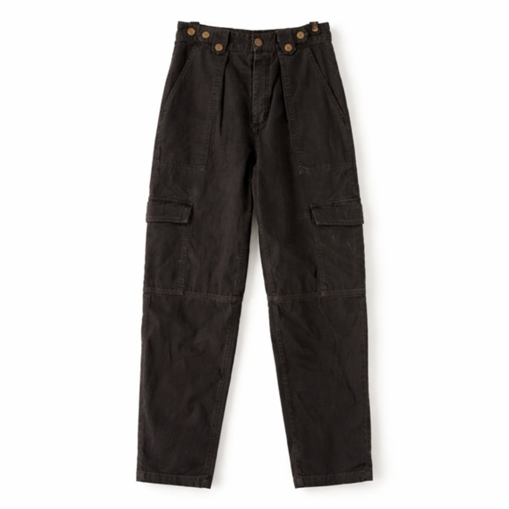 AGOLDE Mila Utility Pants Black Button Fly Cargo Pants Size 25